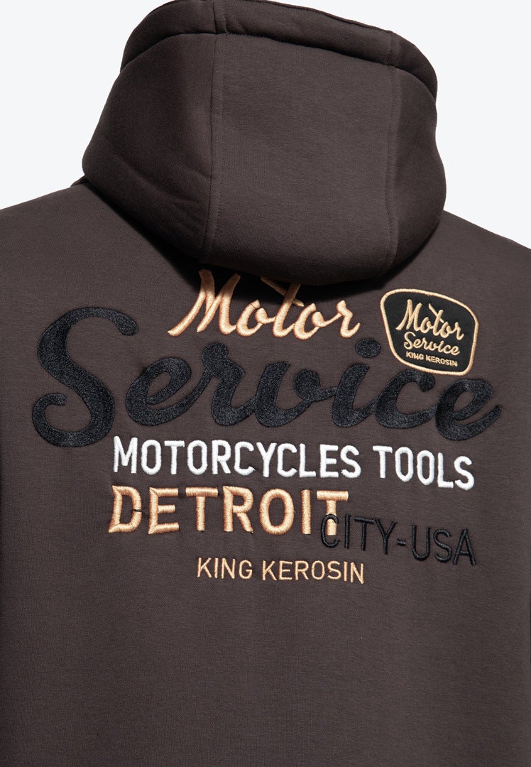 King Kerosin Detroit Motor Service Adventure Giacca L Figura 6