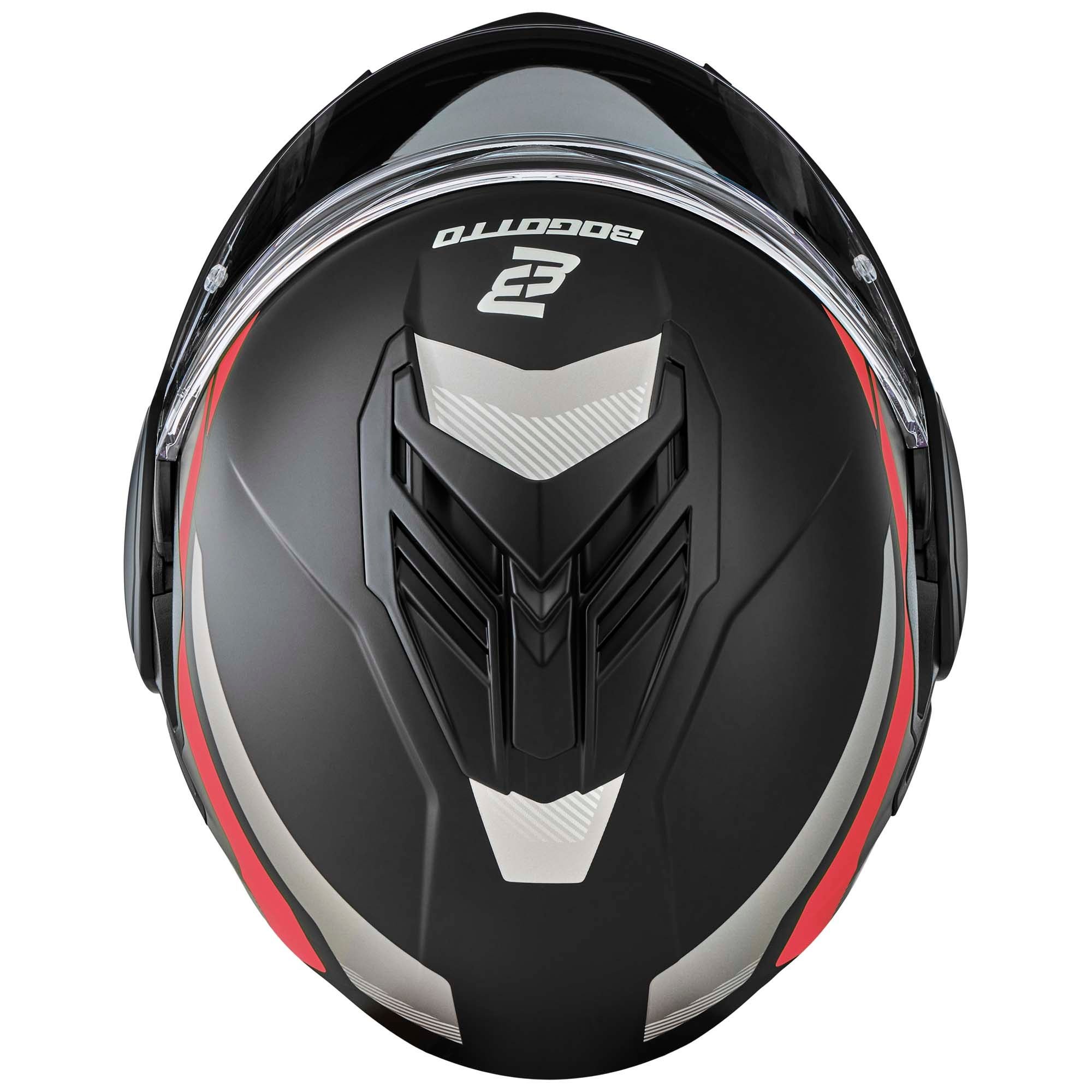 Bogotto FS-X600 Atyr Casque noir mat/gris/rouge M (57/58) Figure 6