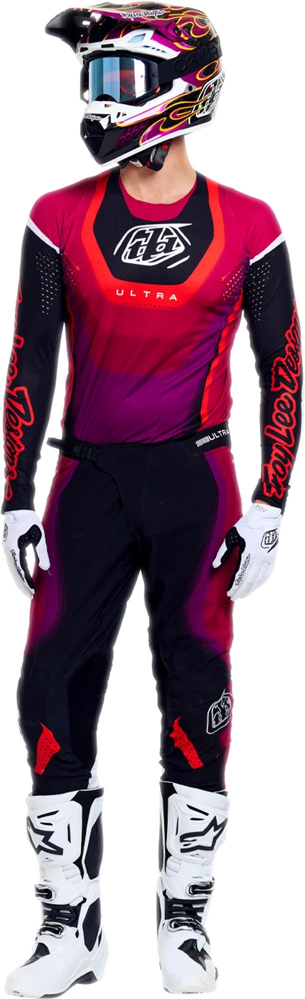 Troy Lee Designs SE Ultra Vision Motocross Hose schwarz/lila 32 Abbildung 11