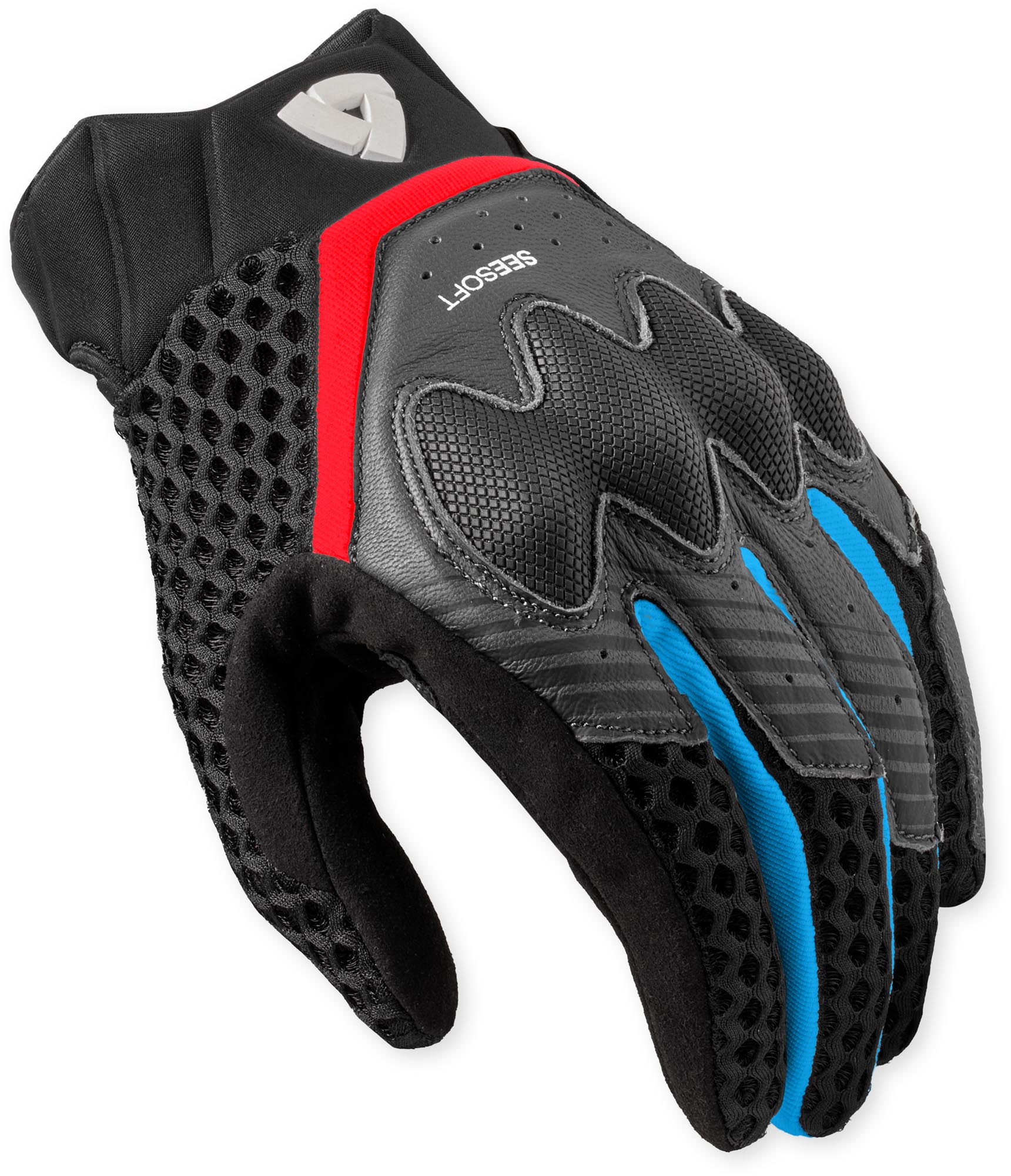 Revit Veloz Motorrad Handschuhe rot/blau S Abbildung 2