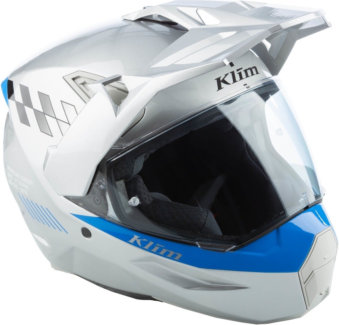 Side view of Klim X1 Alpha Carbon Enduro Helm