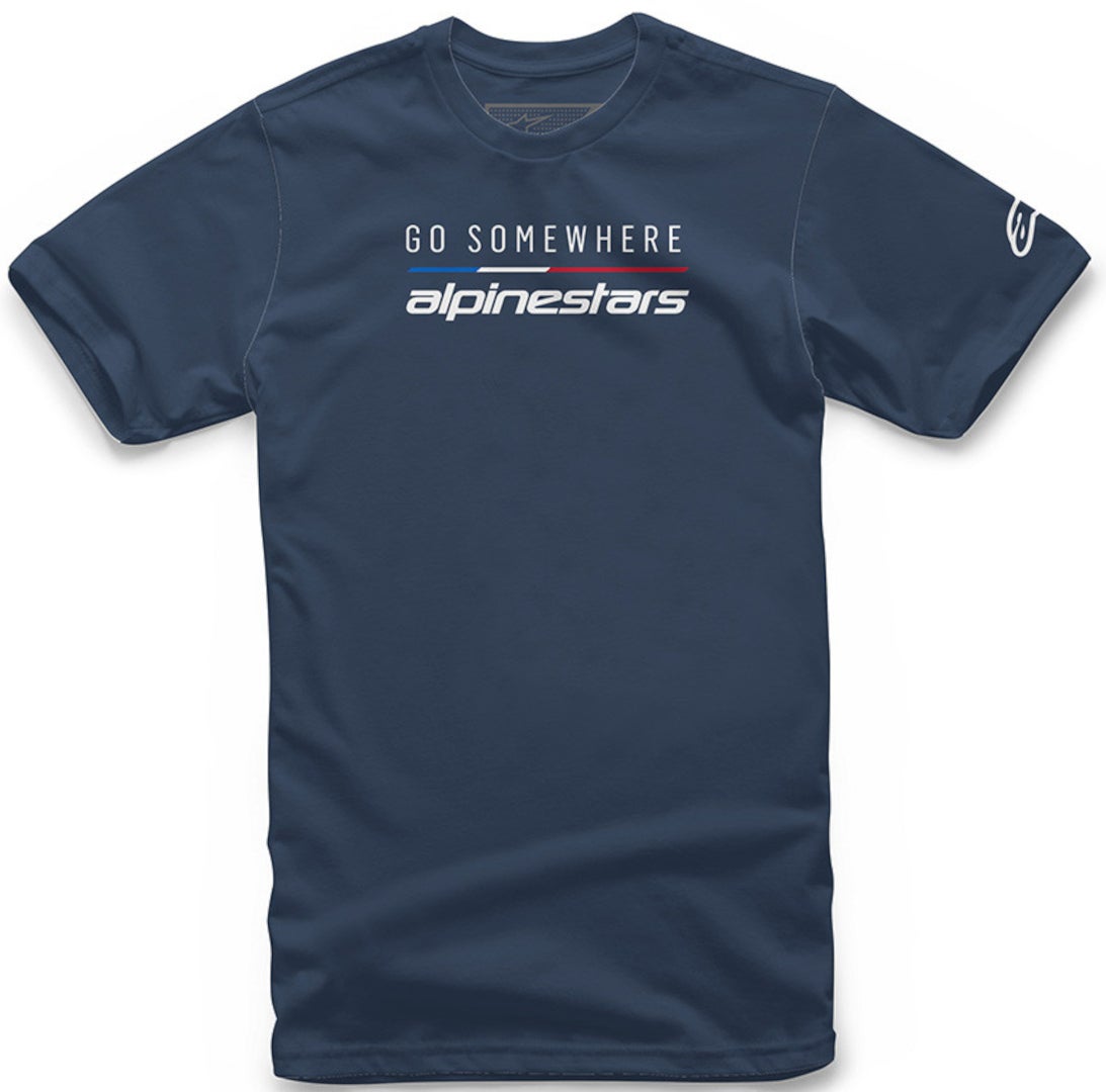 Alpinestars Go Somewhere T恤 深藍色 S 圖1
