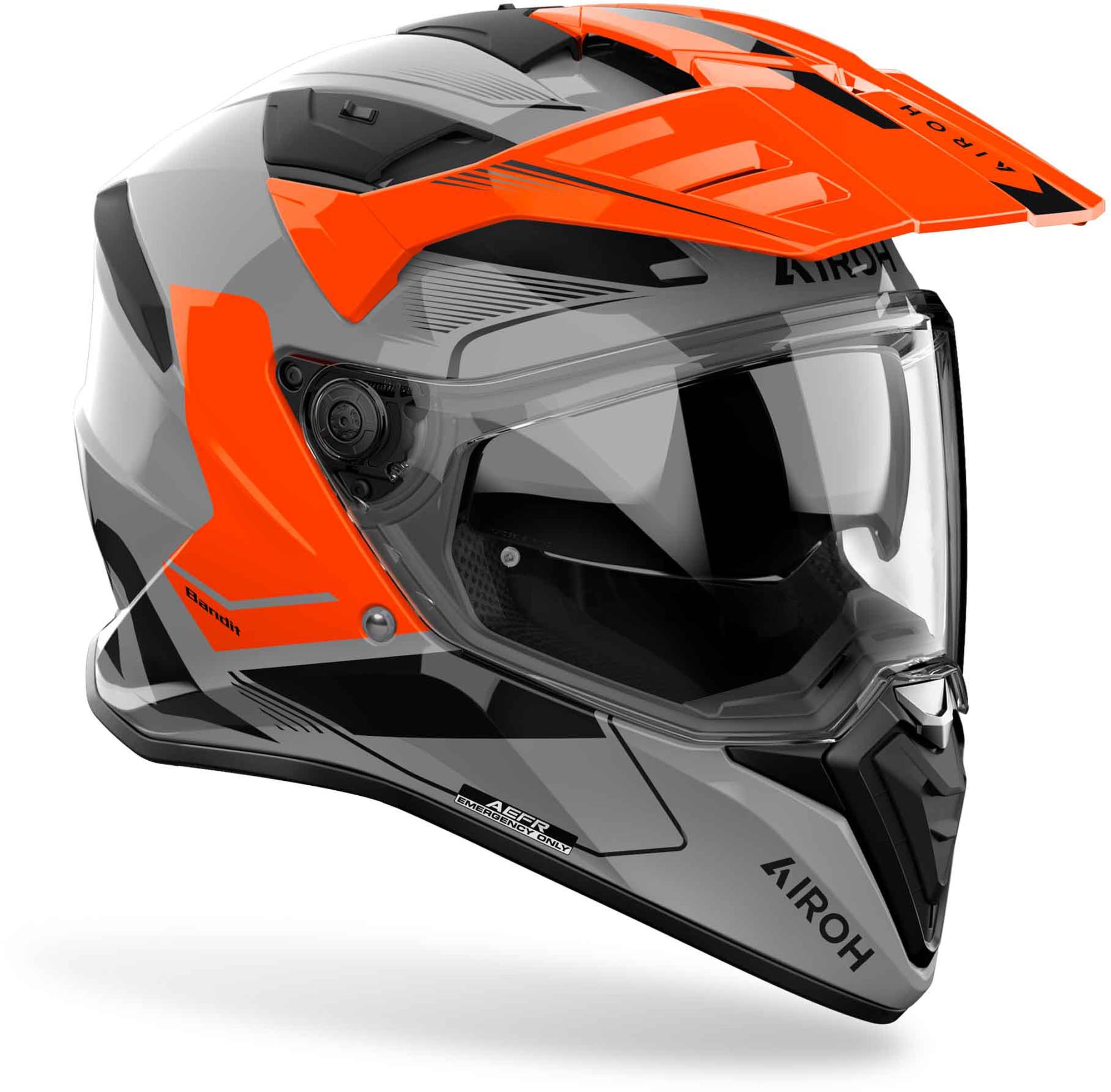 Airoh Band Tune Enduro Helmet grey/black/orange XL (61/62) Figure 2