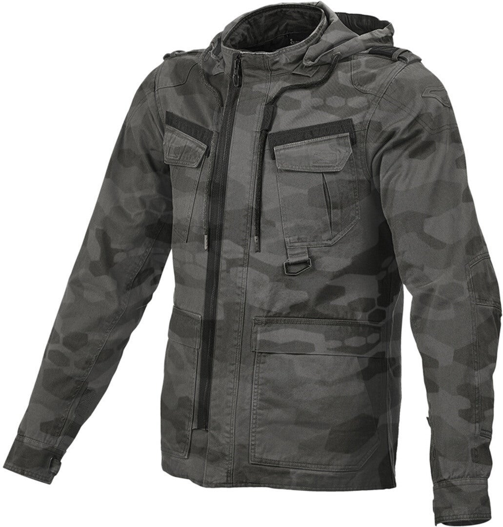 Macna Combat Camo: giacca da moto in tessuto
