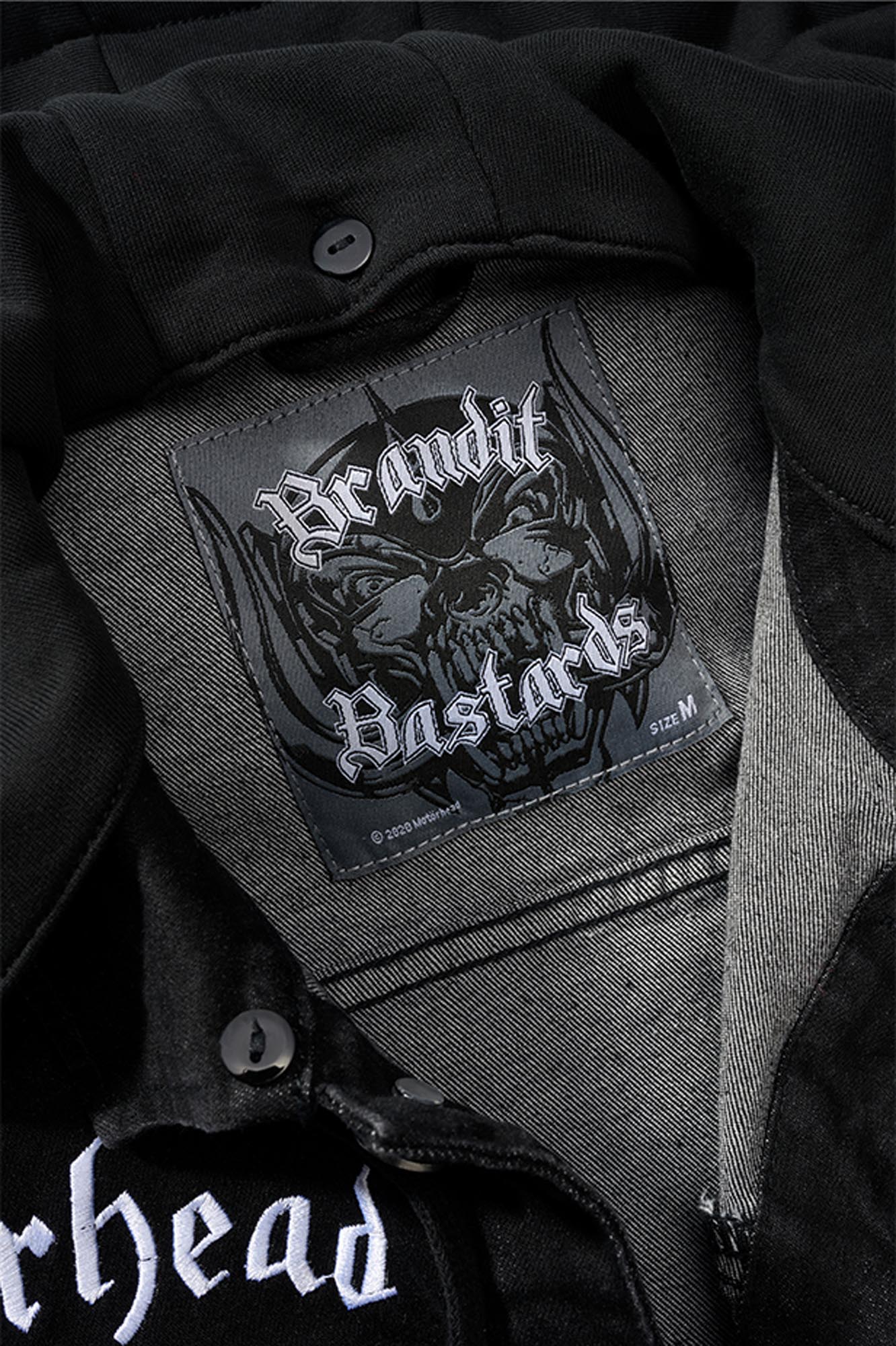 Brandit Motörhead Cradock Denim Bunda L Obrázok 4