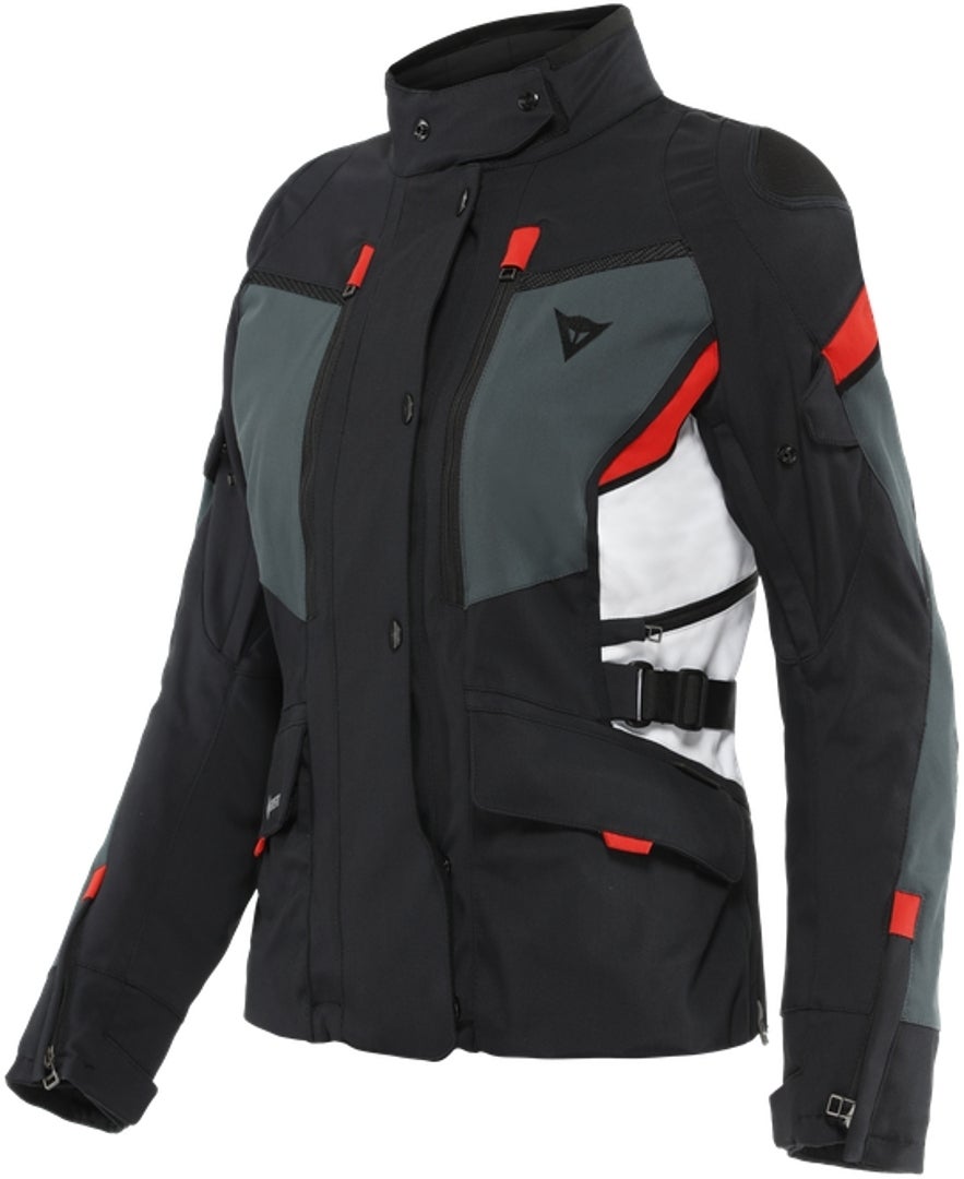 Dainese Carve Master 3 Gore-Tex Jaqueta Têxtil de Motocicleta Feminina preto/cinza/vermelho 48 Figura 1