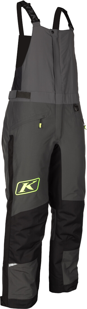 Klim Klimate 2022 Pantaloni de bib pentru snowmobil gri/negru L lung Figura 3
