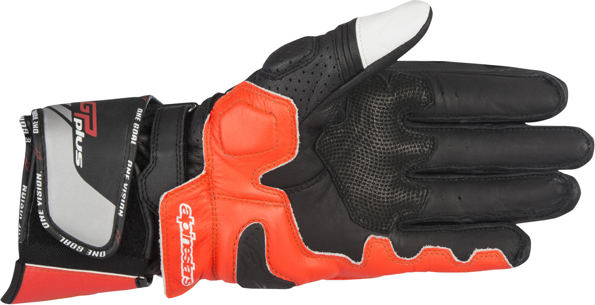 Alpinestars GP Plus R Luvas para motocicletas preto/vermelho/branco S Figura 2