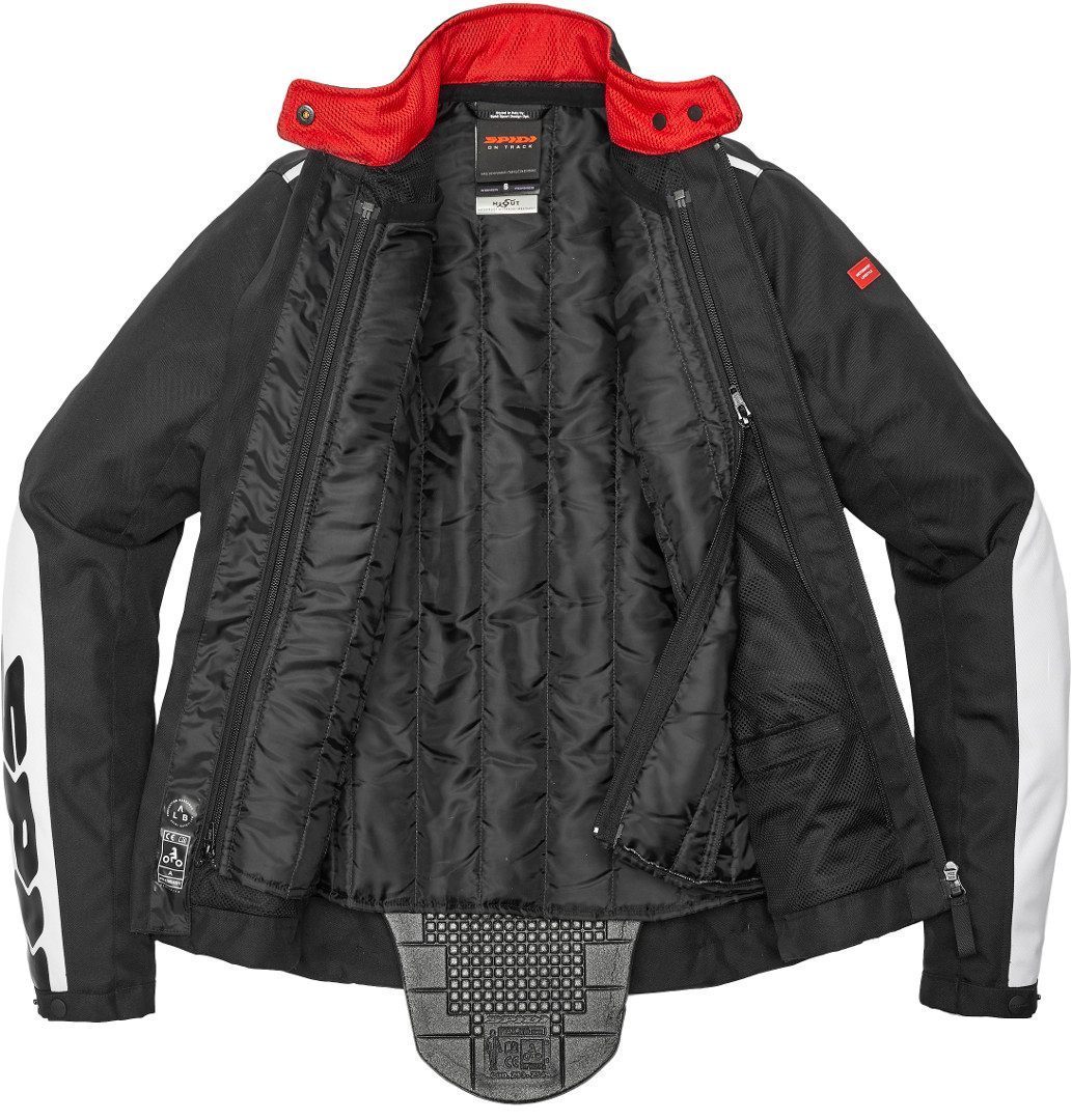 Spidi H2Out Solar Ladies Motorcycle Textile Jacket black/white L Figure 2