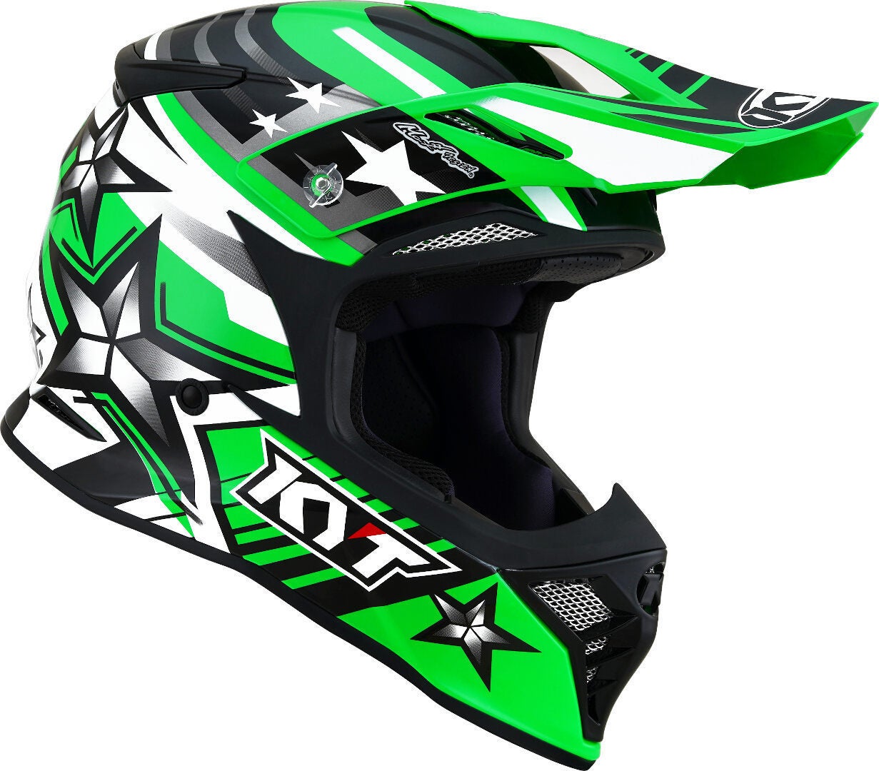 KYT Skyhawk Ardor Casco motocross Verde M (57/58) Figura 7