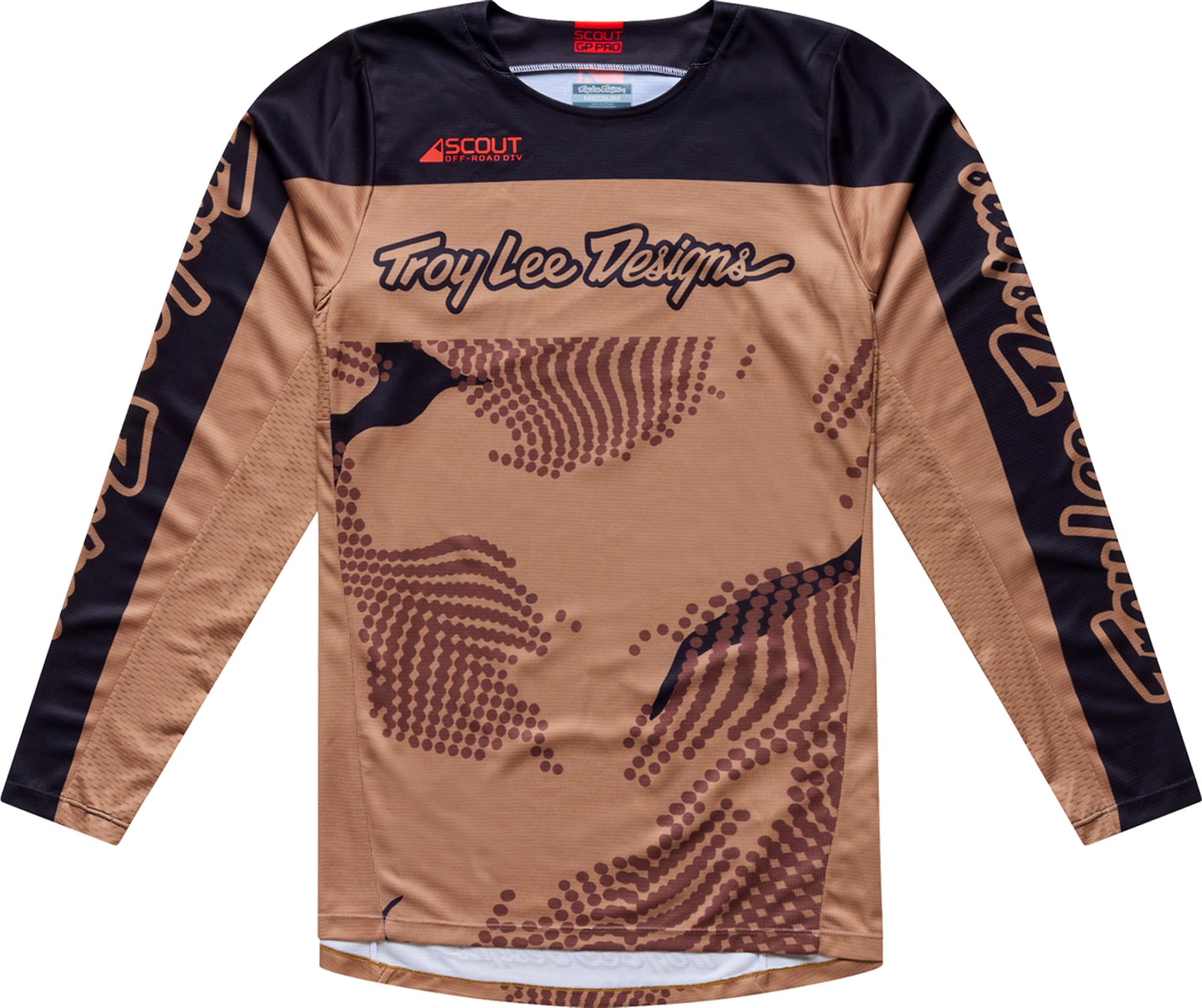 Troy Lee Designs Scout GP Pro High Desert Motocross Jersey Sand M Figure 1