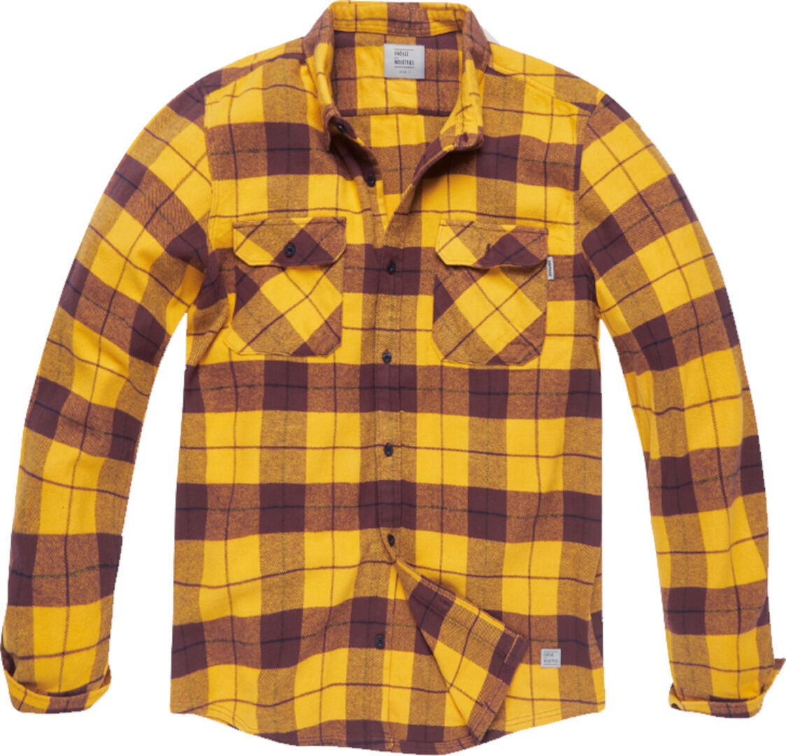 Vintage Industries Sem Flannel Camicia giallo 3XL Figura 1