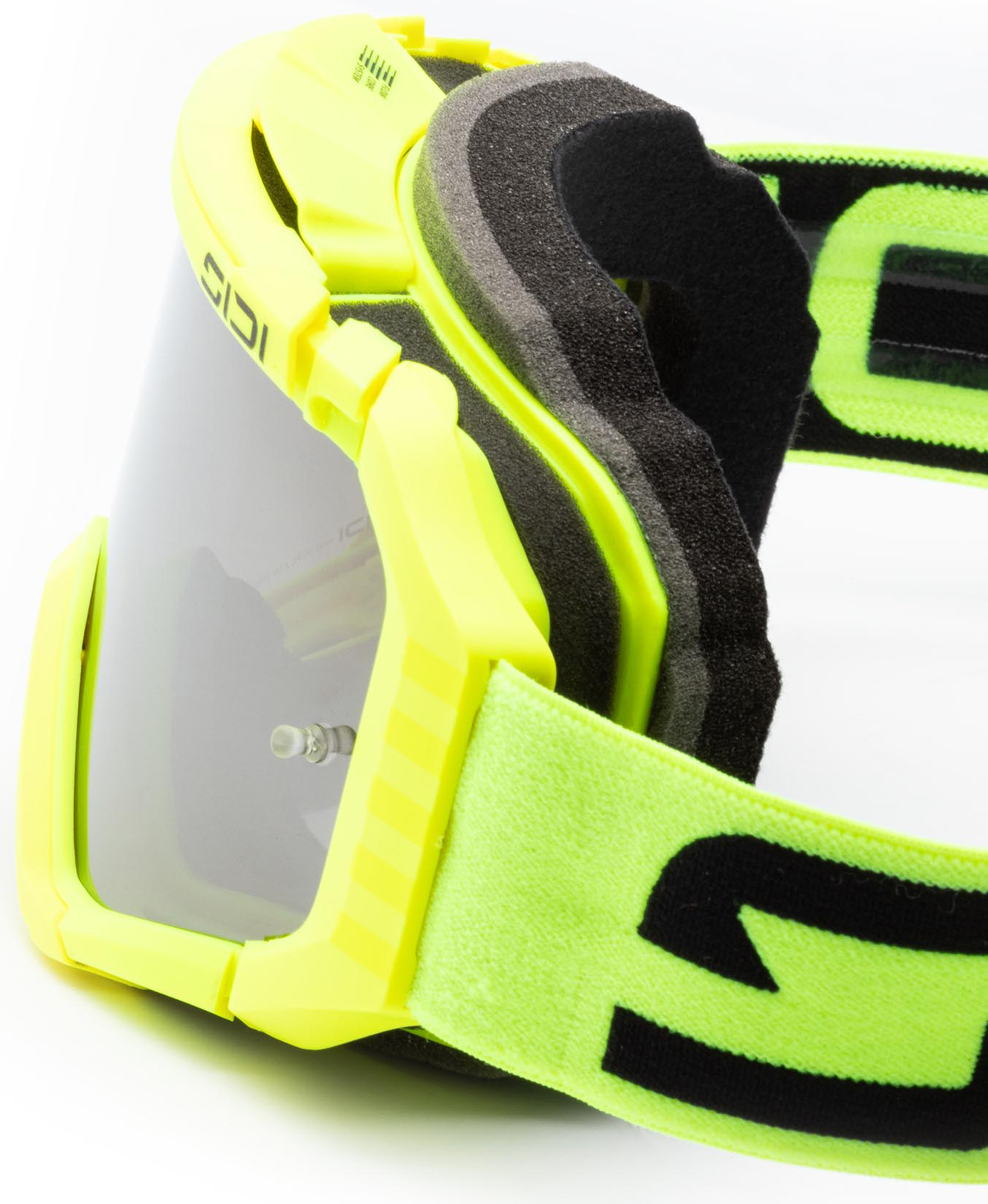 Sidi Fulmen Mirror Occhiali da motocross Argento/Giallo Figura 4