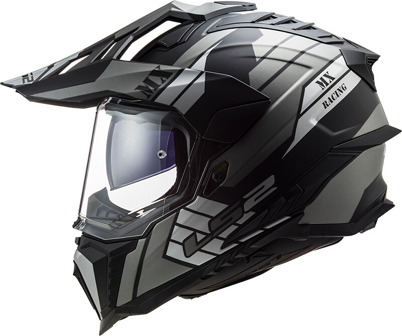 LS2 MX701 Explorer HPFC Atlantis Casque de motocross Titan mat S (55/56) Figure 4