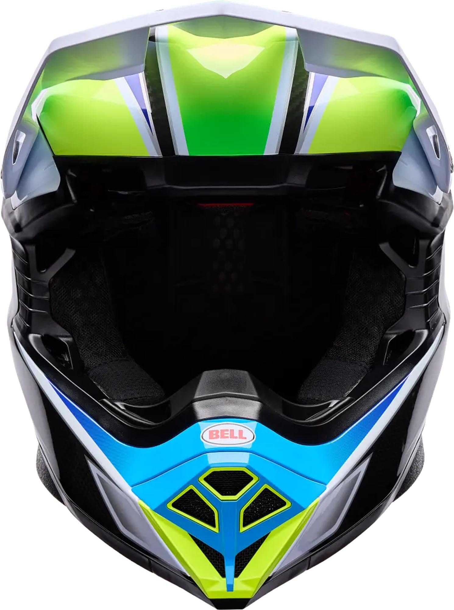 Bell Moto-10 Spherical Grid Casco da motocross bianco/blu S (55/56) Figura 3