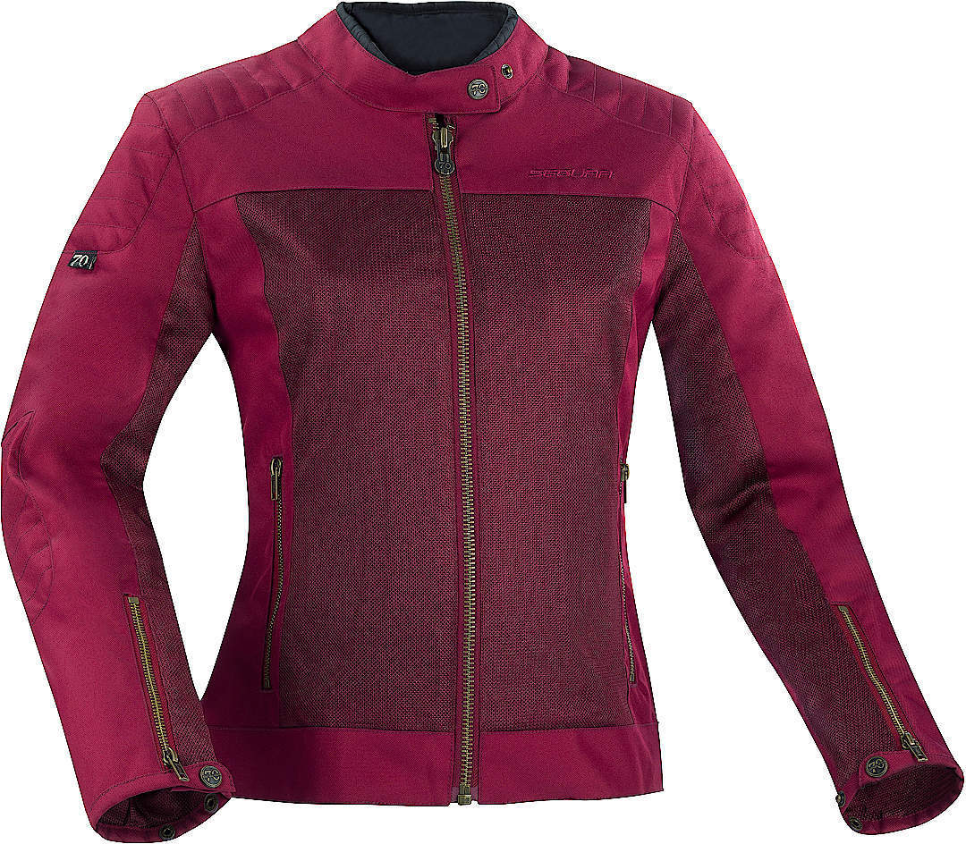 Segura Oskar Dames Motorfiets Textiel Jas Donkerrood 44 Figuur 1