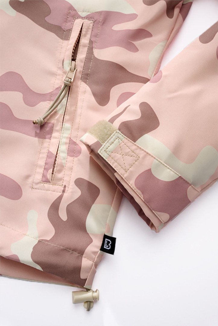 Brandit Windbreaker Frontzip Giacca da donna rosa M Figura 3