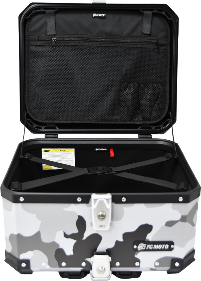 FC-Moto Terreno EVO Camo 55 L Alu Topcase Camoflage blanc Figure 5
