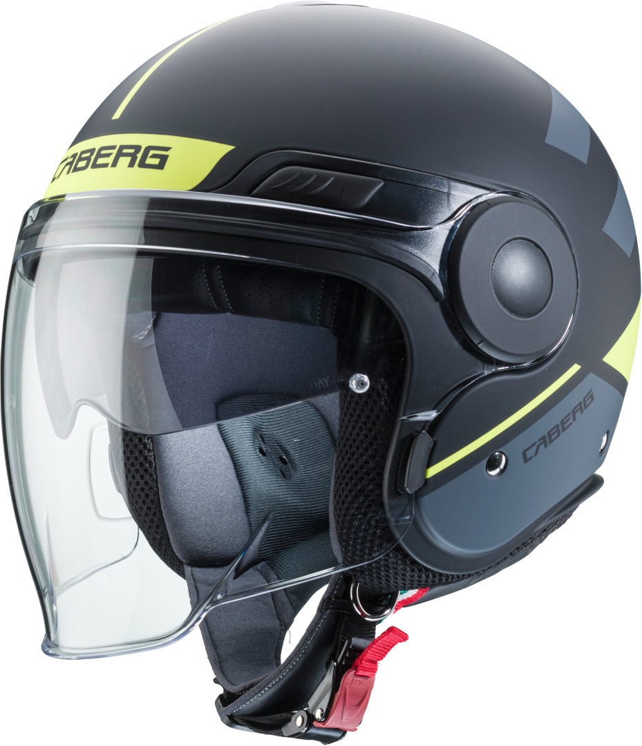 Caberg Uptown Loft Jet Helm zwart matt/groen S (55/56) Figuur 1