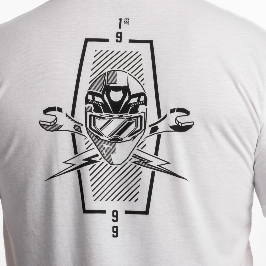 Klim Petrol Tri-Blend Triko bílá/černá M Obrázek 3