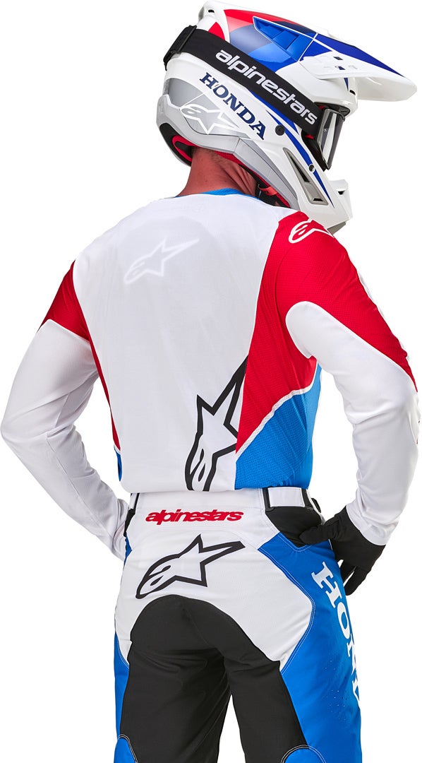 Alpinestars Honda Racer Iconic Motocross Jersey white/blue/red L Figure 3