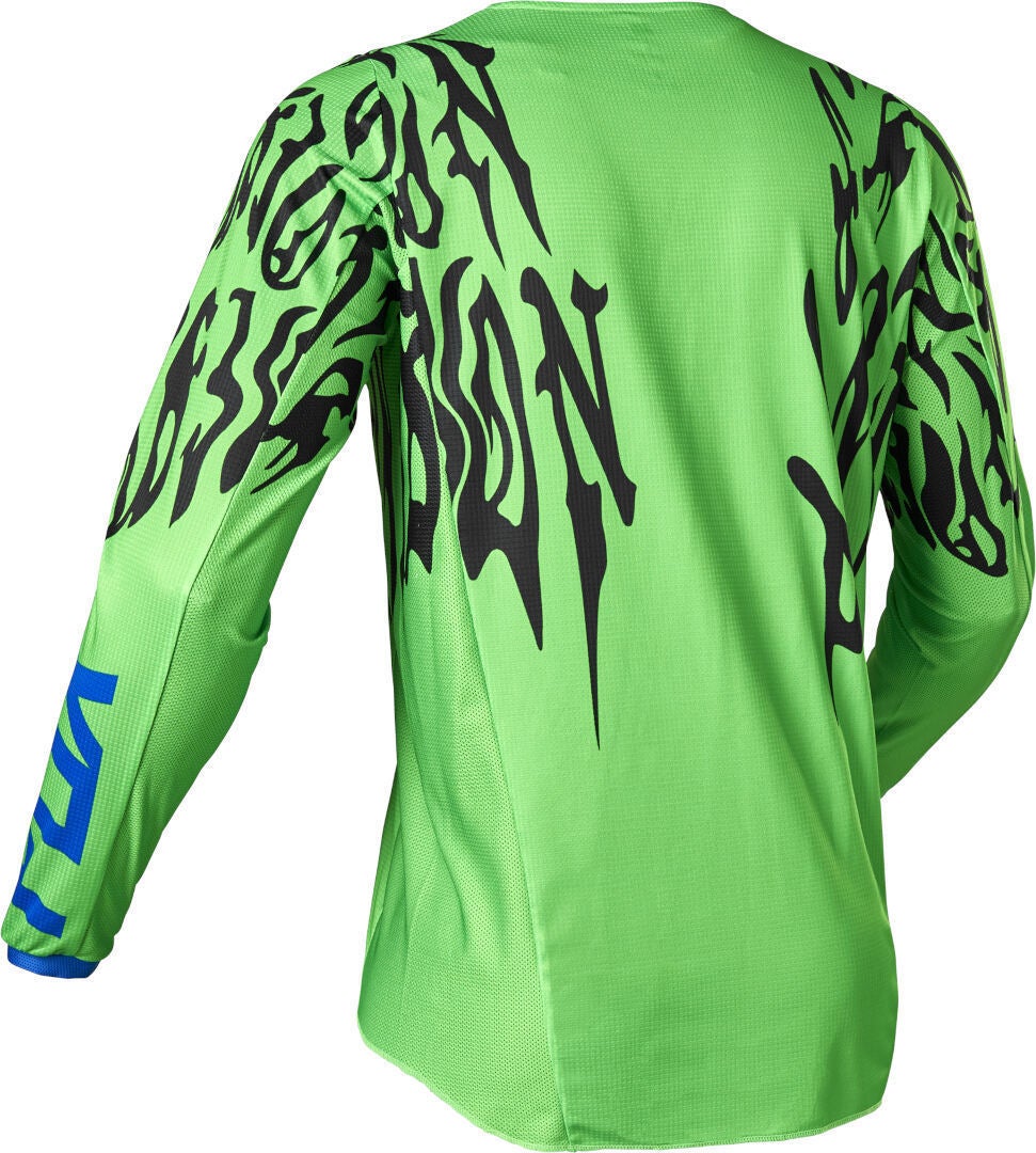 FOX 180 Peril Motocross Jersey gul/grøn L Figur 2