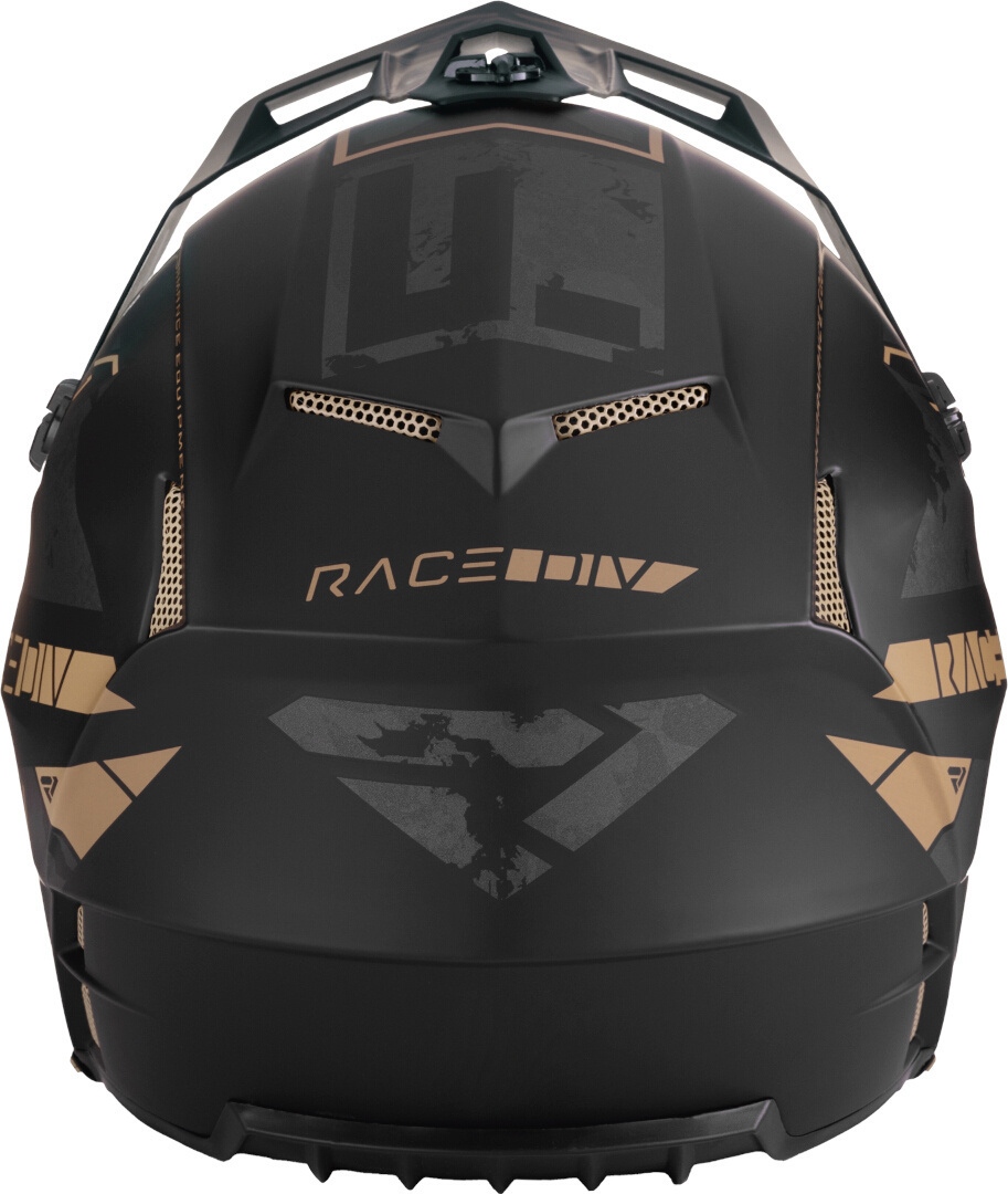 FXR Clutch Stealth Cască de motocross Negru mat/auriu L (59/60) Figura 5
