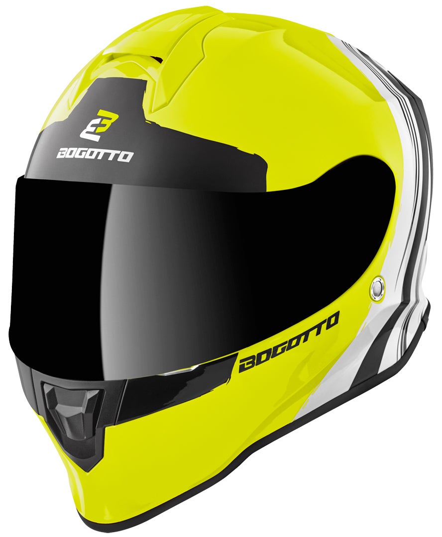 Bogotto V151 Wild-Ride Casco giallo/nero/bianco S Figura 1