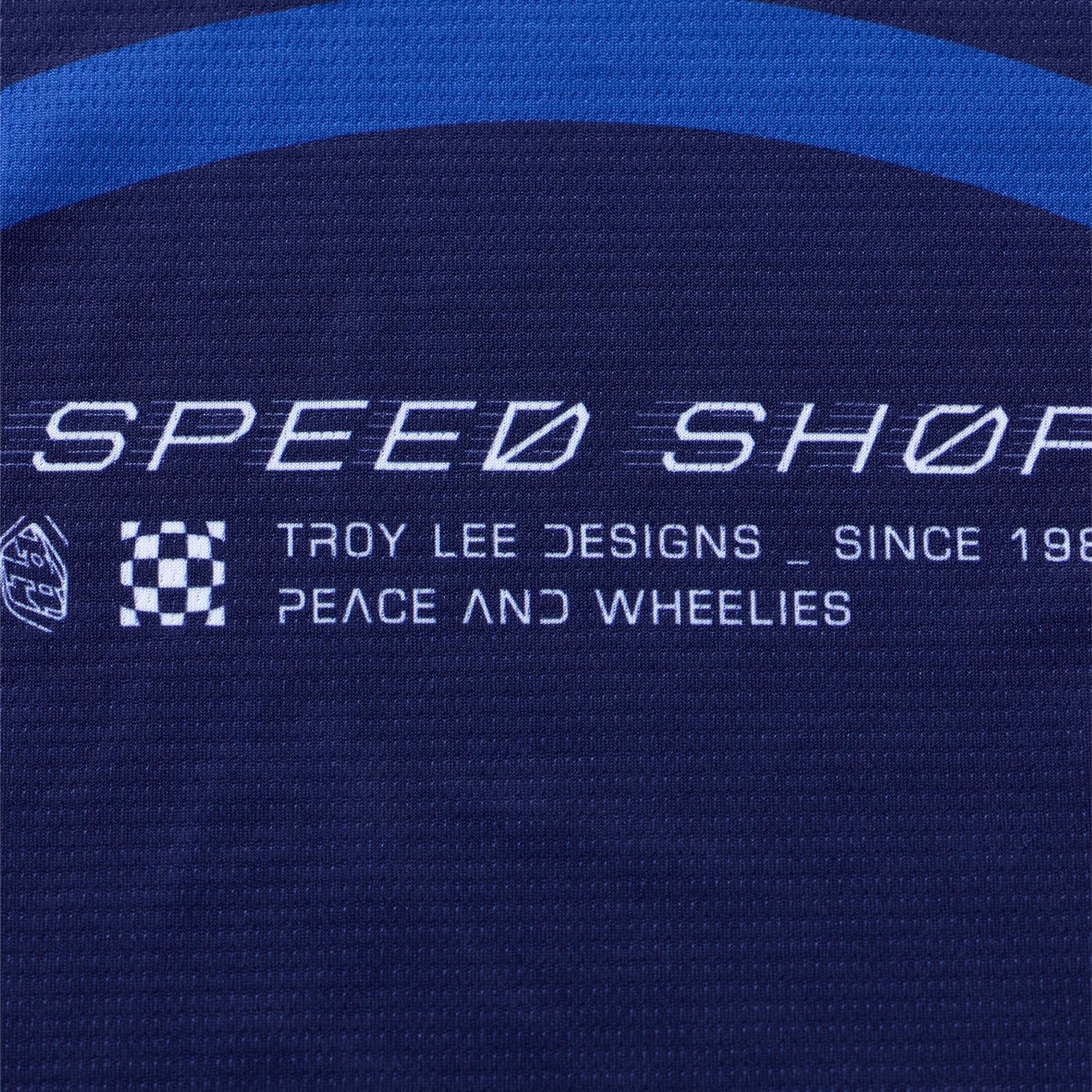 Troy Lee Designs GP Pro Swerve Motocross-tröjan Marinblått M Figur 4