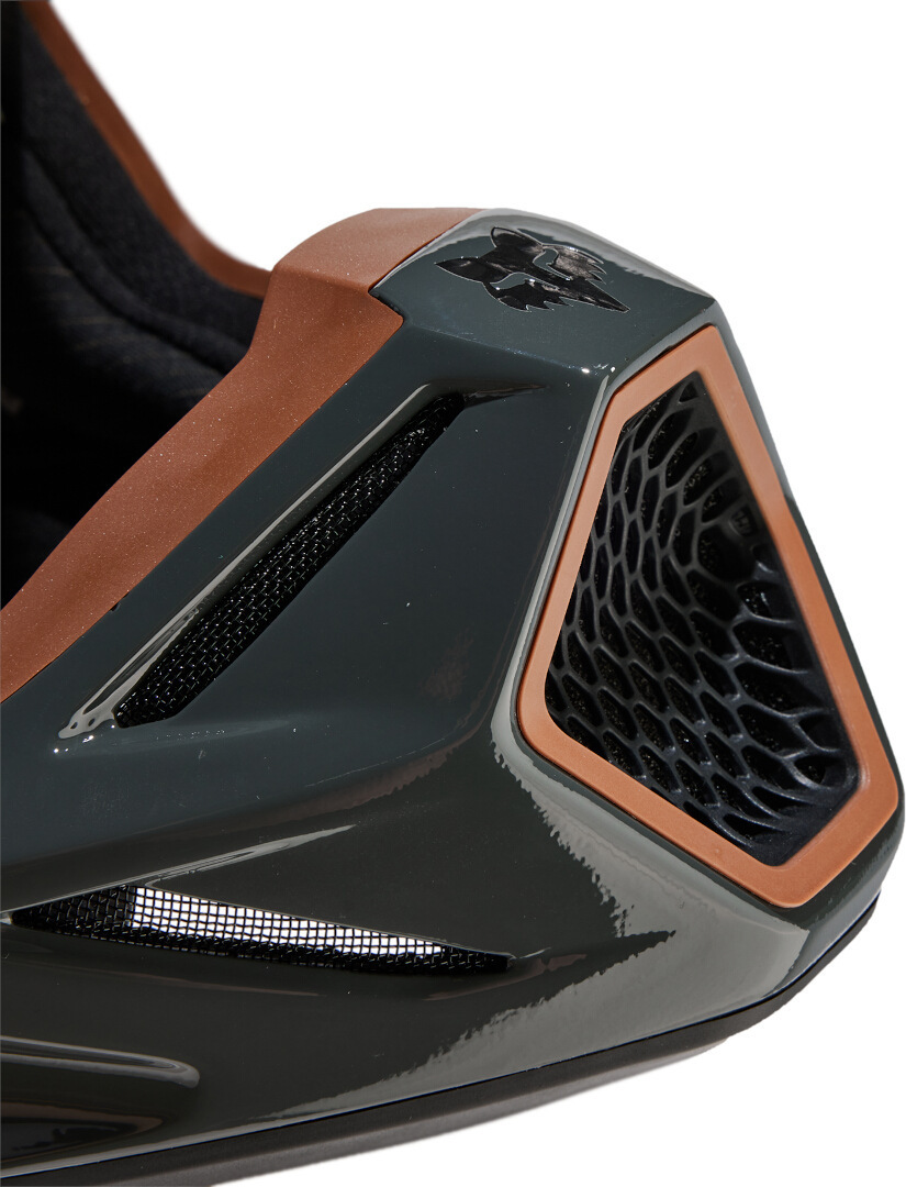 FOX V3 RS Carbon Solid MIPS Motocross Helm anthrazit M (57/58) Abbildung 8