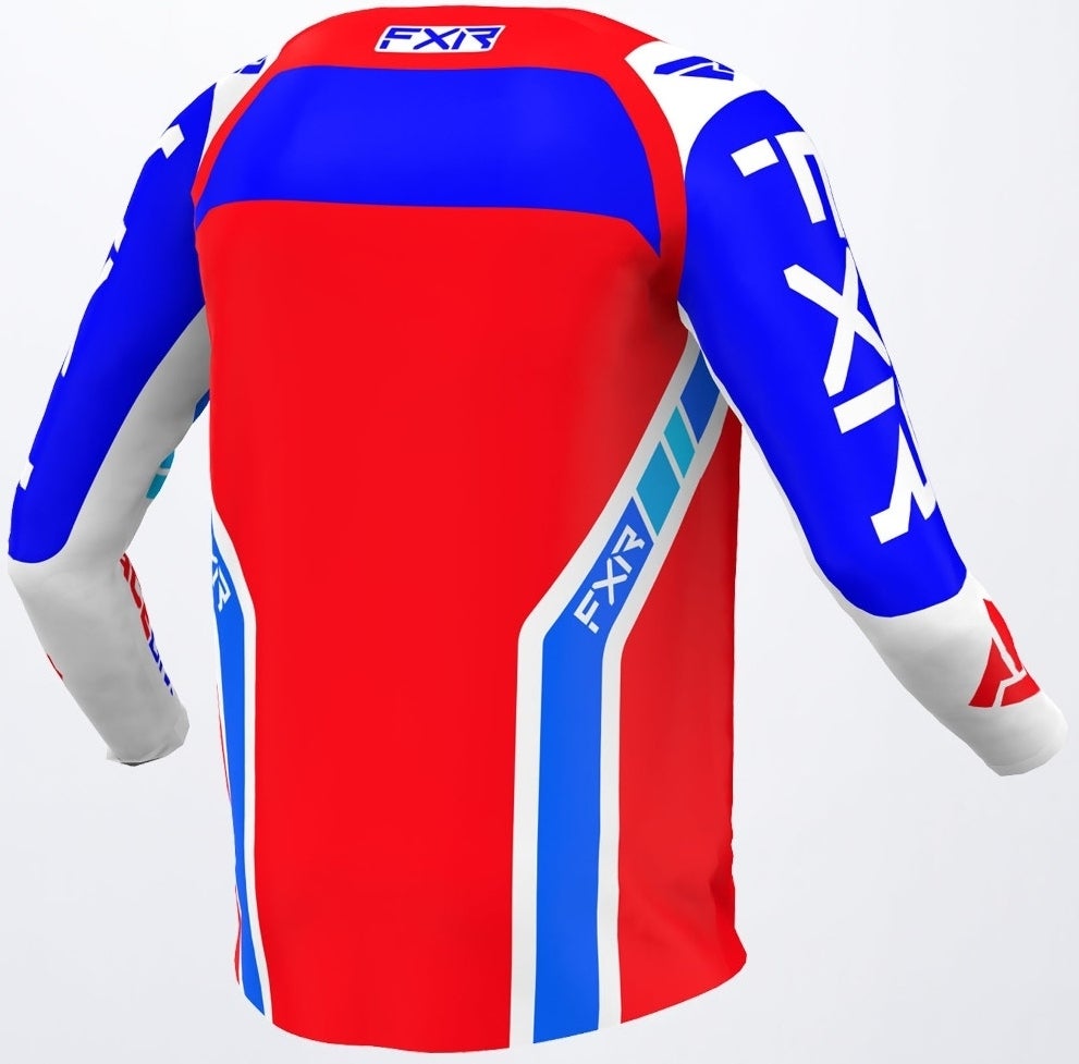 FXR Clutch Pro Motocross Jersey blå/rød S Figur 2