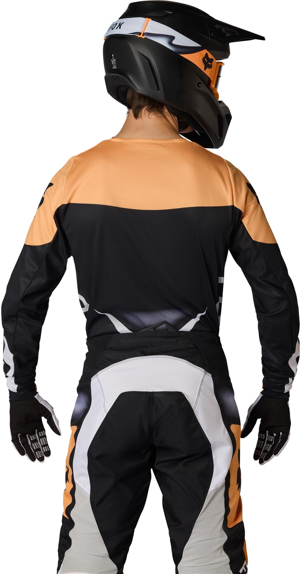 FOX 180 Noble Maglia Motocross nero/bianco/arancione M Figura 4
