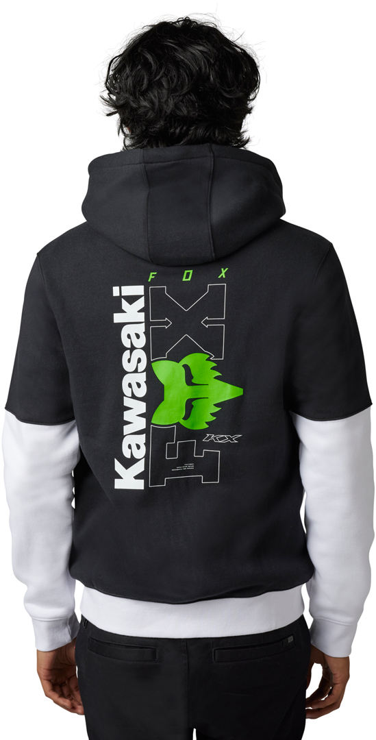 FOX X Kawi Zip Hoodie schwarz/weiß XXL Abbildung 3