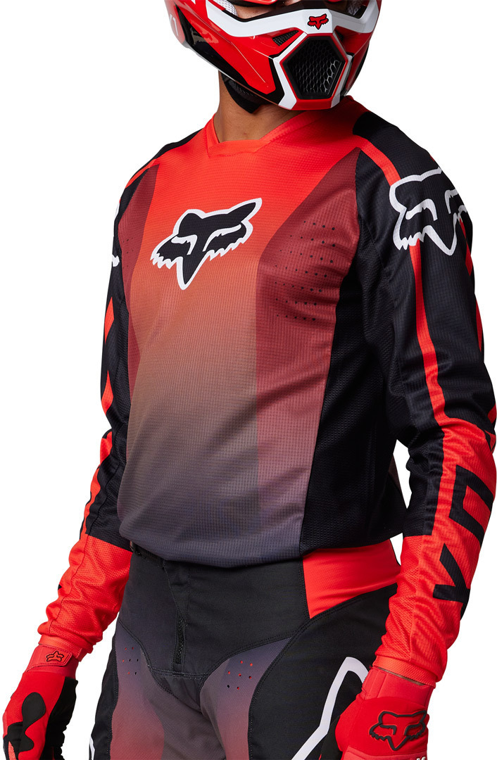 FOX 180 Leed Motorcross jersey Rood L Figuur 6