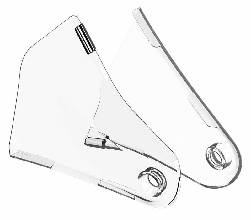 POLISPORT Honda CRF250R/450R transparent sidoplåtsskydd Figur 1