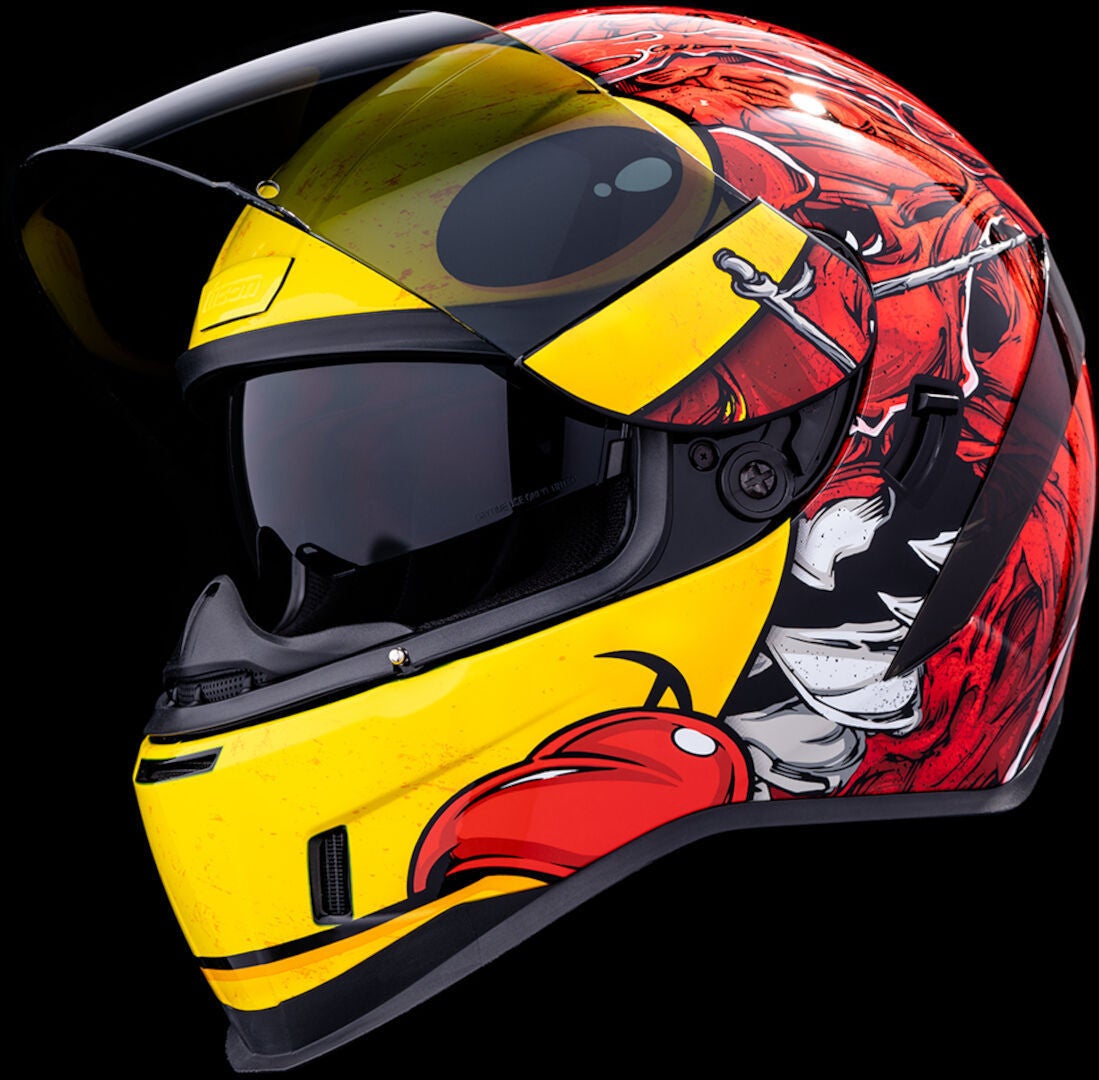 Icon Airform Brozak MIPS Helm rot/gelb M (57/58) Abbildung 5