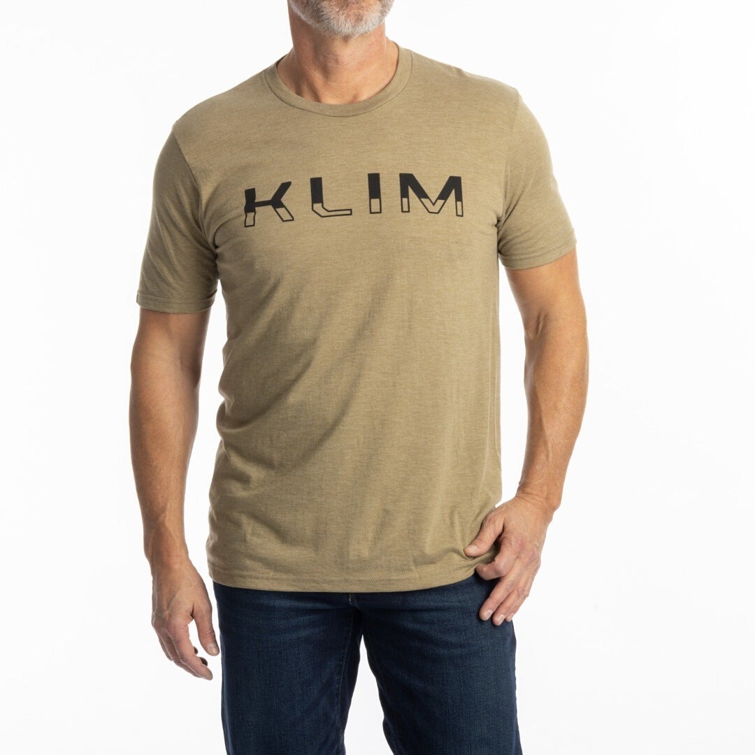 Klim Petrol Tri-Blend T-Shirt brown/black S Figure 1