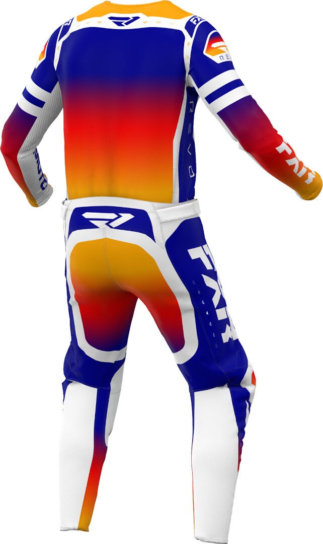 FXR Revo Pro LE Motocross Jersey orange/white/blue M Figure 4