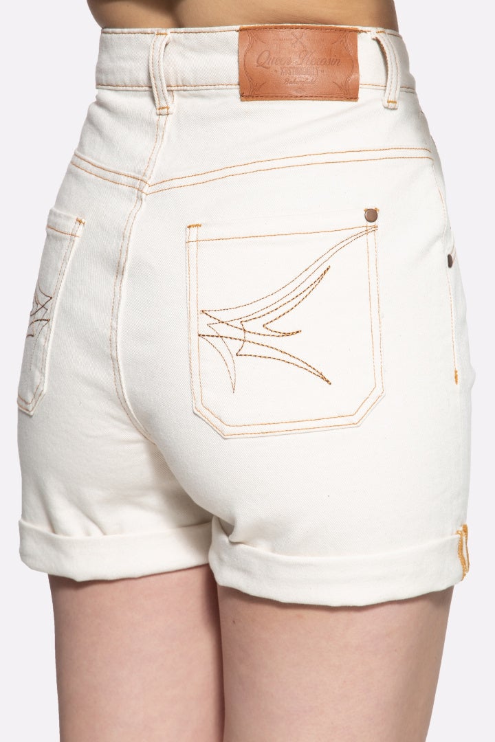 Queen Kerosin Denim Dámské šortky 30 Obrázek 3