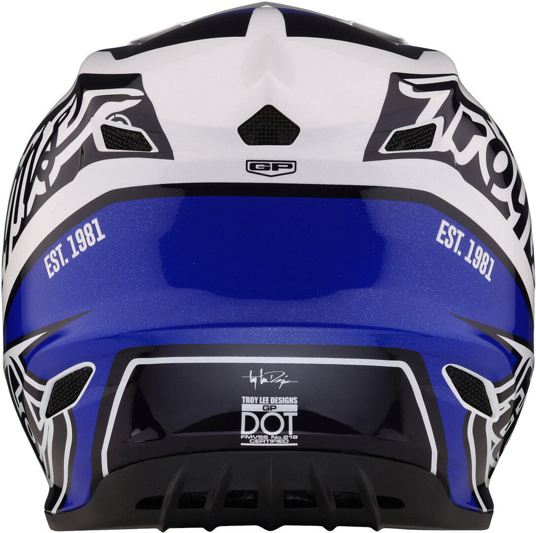 Troy Lee Designs GP Slice Cască de motocross Negru/Alb/Albastru XS (54/55) Figura 3