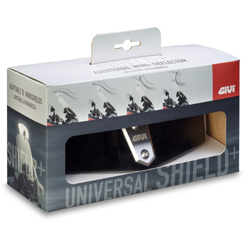 GIVI Universal Scheiben-Aufsatz getönt mit Halter Figur 4