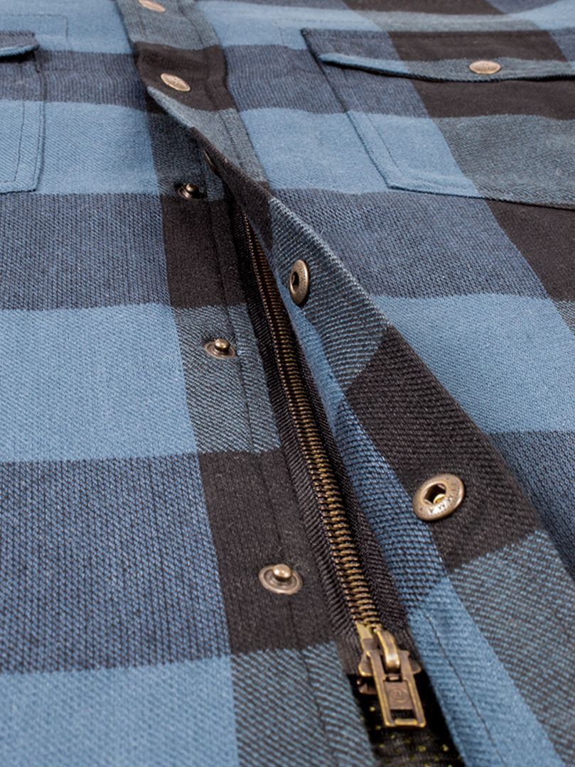 John Doe Motoshirt Hemd blau 4XL Abbildung 3