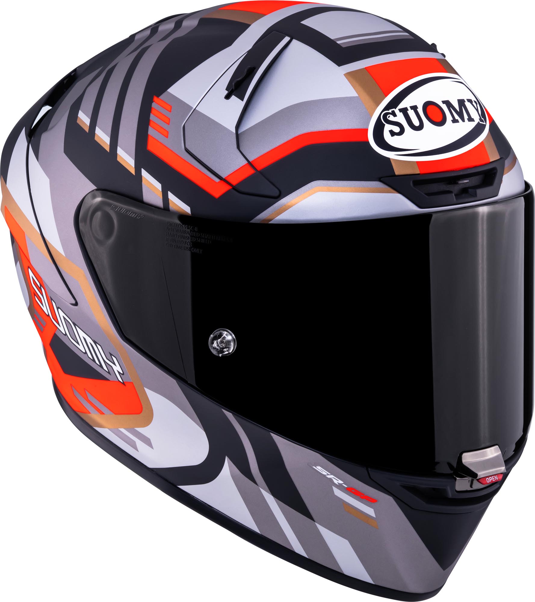 Suomy SR-GP Evo Infrared Helma šedá/červená/černá XXL (63) Obrázek 7