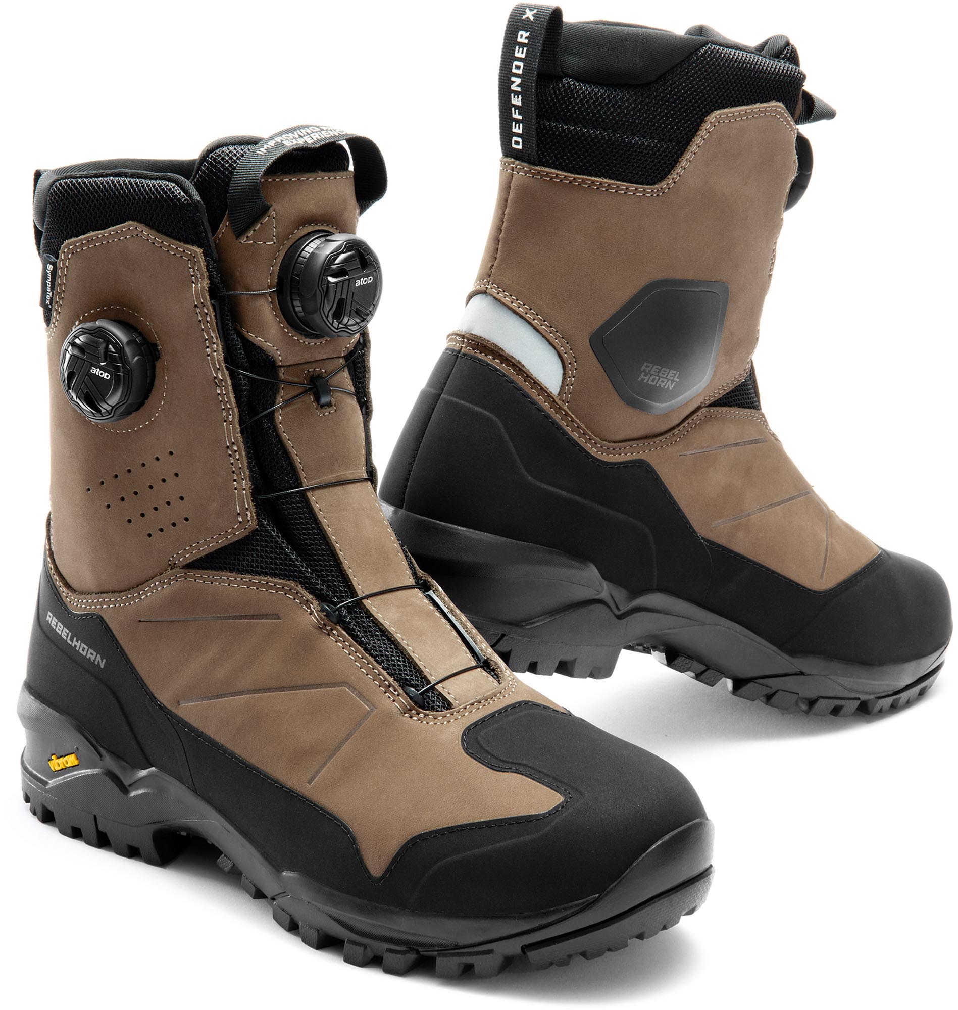 Rebelhorn Defender X waterproof Motorcycle Boots Desert 45 Figure 1