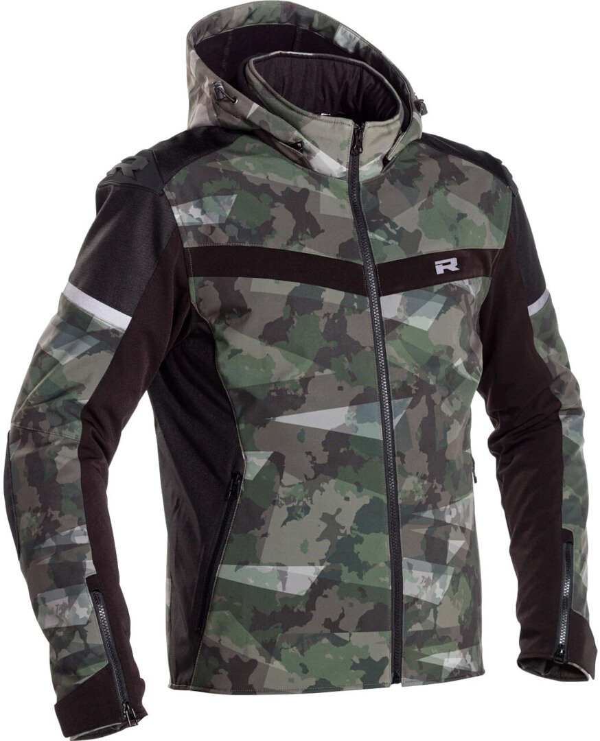 Richa Stealth waterproof Motorcycle Textile Jacket green/camouflage L Figure 1