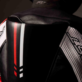 RST Race Dept V4.2 D3O Airbag geperforeerd eendelig leren motorfietspak zwart/rood/wit 60 Figuur 7