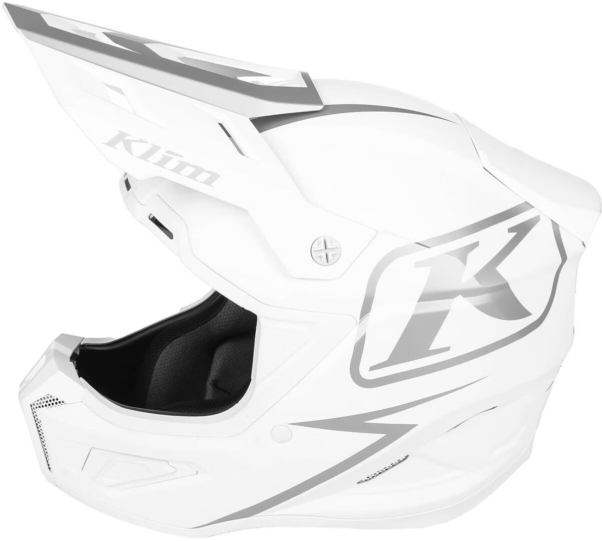 Klim T1 Freeride Snowmobil Helm weiß matt XXL (62/63) Abbildung 7