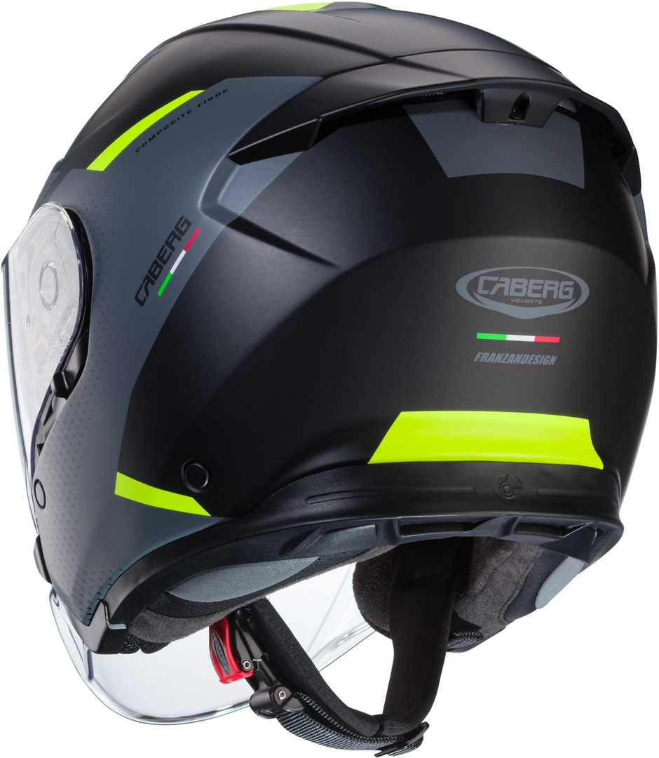 Caberg Flyon II Boss Cască cu reacție Negru mat/galben L (59/60) Figura 2