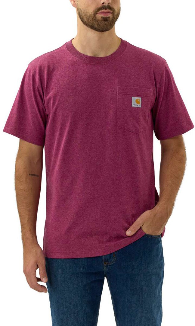 Carhartt Workwear Pocket Triko Violet M Obrázek 3