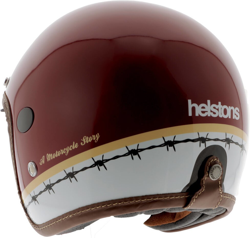 Helstons Evasion Carbon Jet Helmet red/white XL (61/62) Figure 3